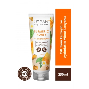 Urban Care Turmeric Honey Cilt Tonu Eşitleyici Ve Aydınlatıcı Vücut Losyonu - Vegan - 250 ml