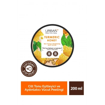 Urban Care Turmeric Honey Cilt Tonu Eşitleyici ve Aydınlatıcı Vücut Peeling - 200 ml