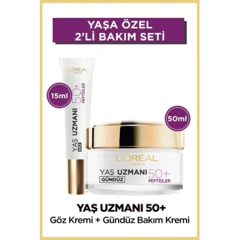 Loreal Paris Yaş Uzmanı 50+ Kırışıklık Karşıtı Yenileyici Gündüz & Göz Kremi Seti
