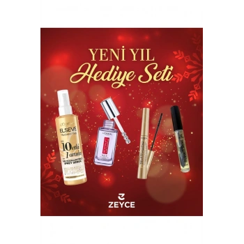 Yılbaşı Hediye Seti: Telescopic Maskara + Elseve Saç Serumu + Filler Göz Serumu + Zeyce Kaş Serumu