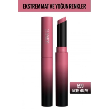 Maybelline New York Color Sensational Ultimatte Mat Ruj - 599 More Mauve Pembe