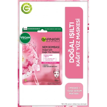 Garnier Nem Bombası Kağıt Maske Sakura