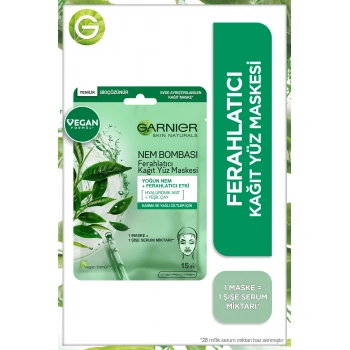 Garnier Nem Bombası Ferahlatıcı Kağıt Maske 28 gr