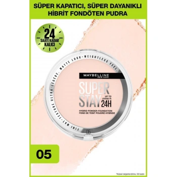 Maybelline New York Superstay Hibrit Pudra Fondöten - 05