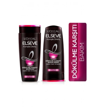 ELSEVE Komple Direnç Dökülme Karşıtı Bakım Seti - 390 ml