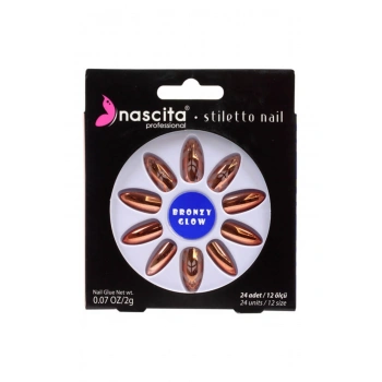 nascita Stiletto Metallic Takma Tırnak