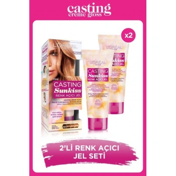 Loreal Paris Casting Sunkiss Renk Açıcı Jel 2li Set