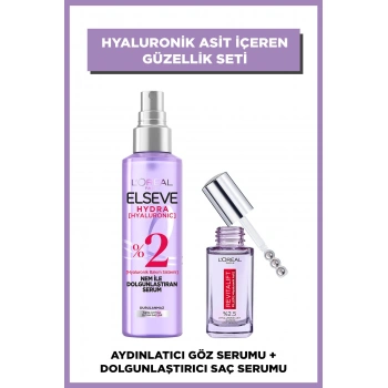 Loreal Paris Revitalift Filler Aydınlatıcı Göz Serumu 20 ml & Hydra Nem ile Dolgunlaştıran Serum 150 ml