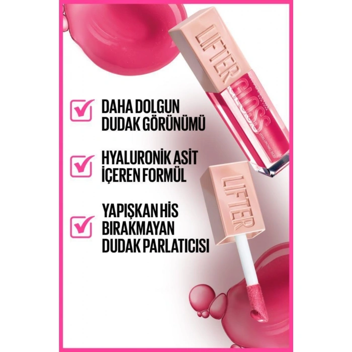 Maybelline New York Lifter Gloss Nemlendirici Dudak Parlatıcısı - 22 Peach Ring
