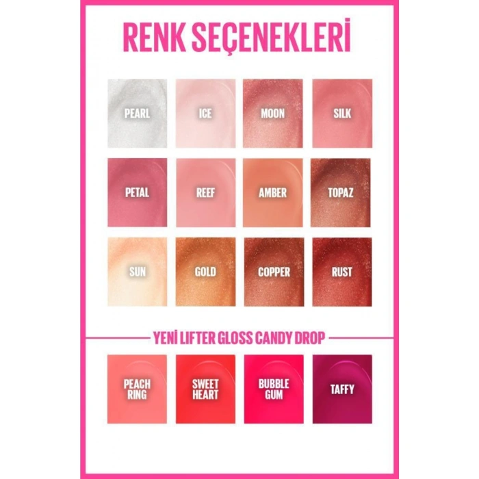 Maybelline New York Lifter Gloss Nemlendirici Dudak Parlatıcısı - 25 Taffy