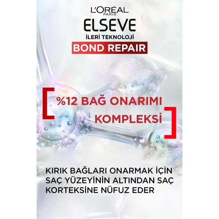 ELSEVE Bond Repair Tüm Yıpranmalar İçin Saç Bağlarını Yeniden Oluşturan Şampuan Öncesi Kurtarıcı Bakım 200 ml