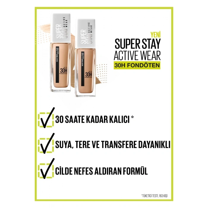 Maybelline New York Superstay Actıve Wear 30h Foundatıon 40 Fawn Cannelle