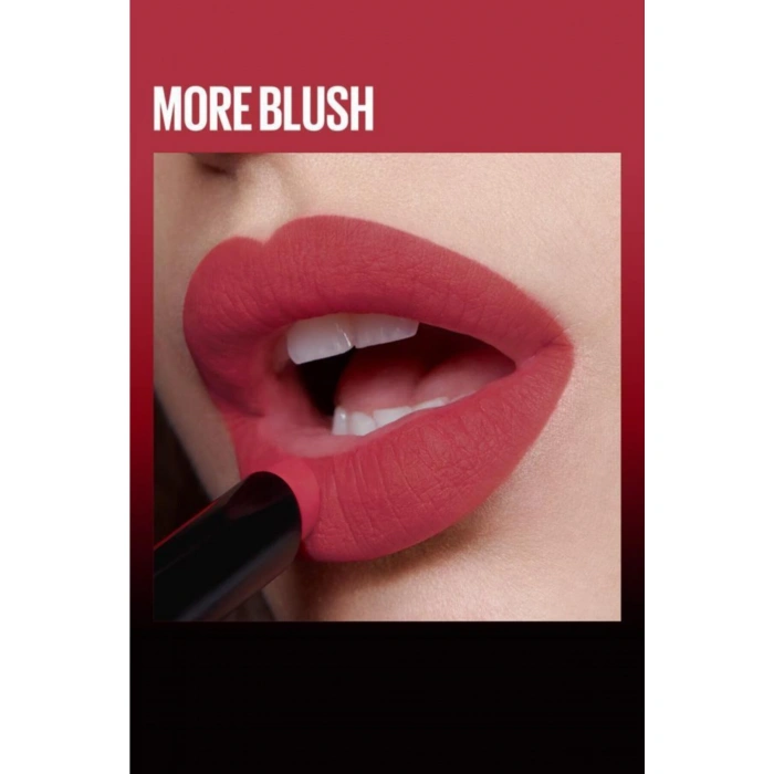 Maybelline New York Color Sensational Ultimatte Mat Ruj- 499 More Blush Pembe