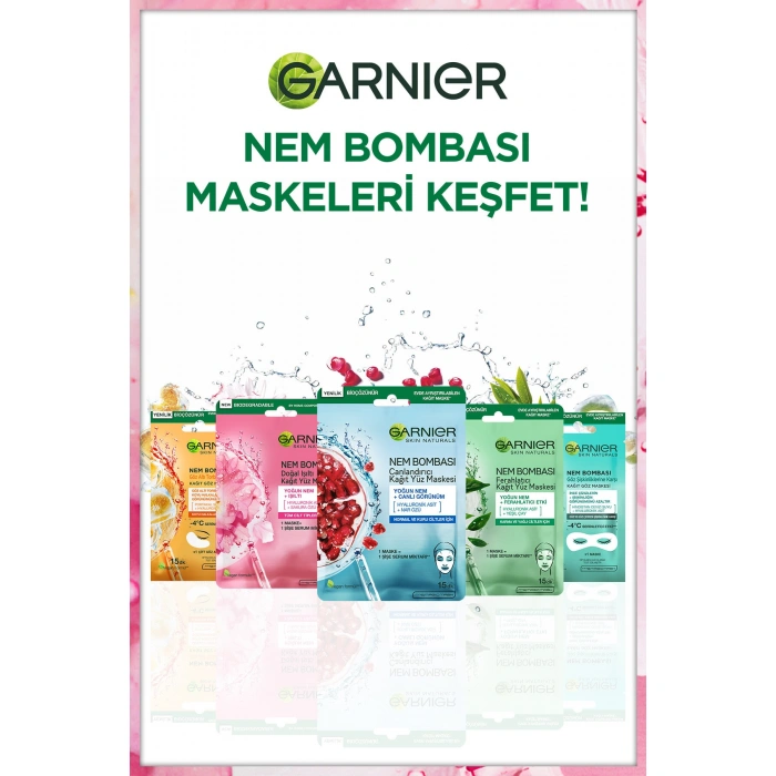 Garnier Nem Bombası Kağıt Maske Sakura