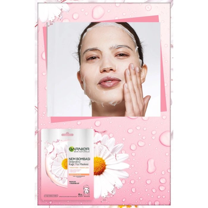 Garnier Nem Bombası Dinlendirici Kağıt Maske 32 gr