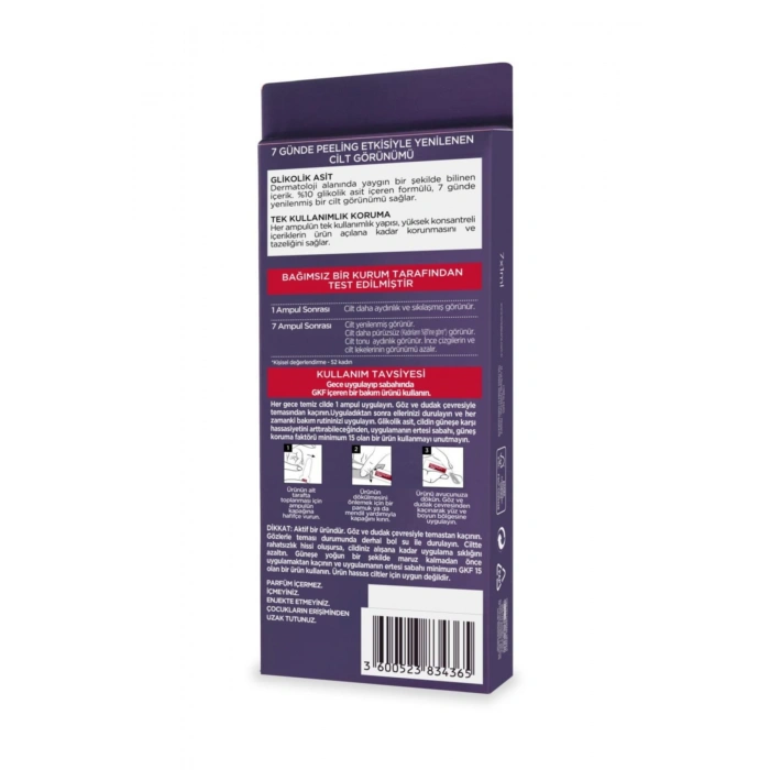Loreal Paris Revitalift Lazer 7 Günlük Kür Peeling Etkili Ampul