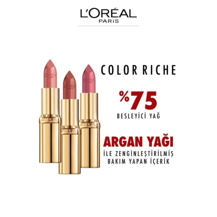 Loreal Paris Color Riche Satin Ruj 143 Pink Pigalle