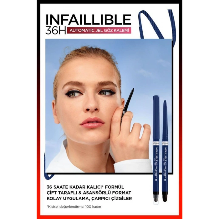Loreal Paris Infaillable Automatic Jel Göz Kalemi - Mavi