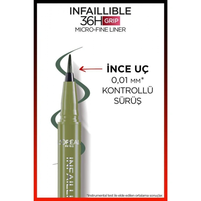Loreal Paris Infaillible 36H Grip Micro Fine Eyeliner 05 Sage Green
