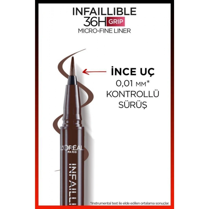 Loreal Paris Infaillible 36H Grip Micro Fine Eyeliner 02 Smokey Earth