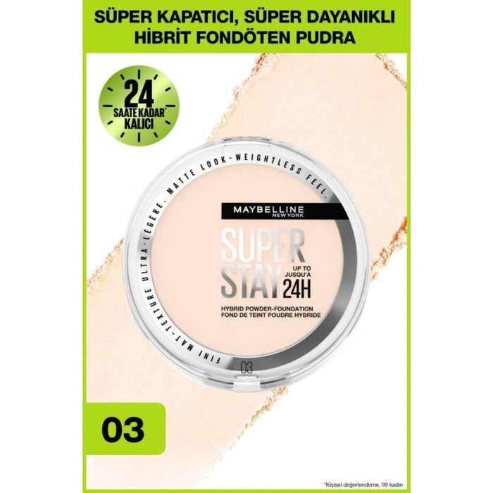 Maybelline New York Superstay Hibrit Pudra Fondöten - 03