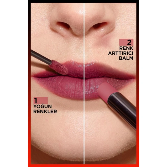Loreal Paris Infaillible 2-step 24 Saat Kalıcı Likit Ruj & Balm - 101 Everlasting Paris