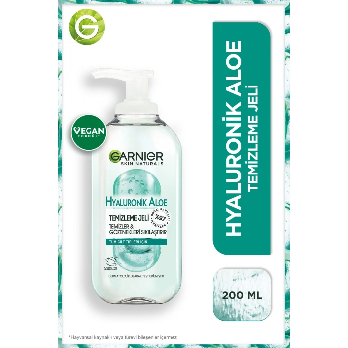 Garnier Hyaluronik Aloe Temizleme Jeli 200 ml