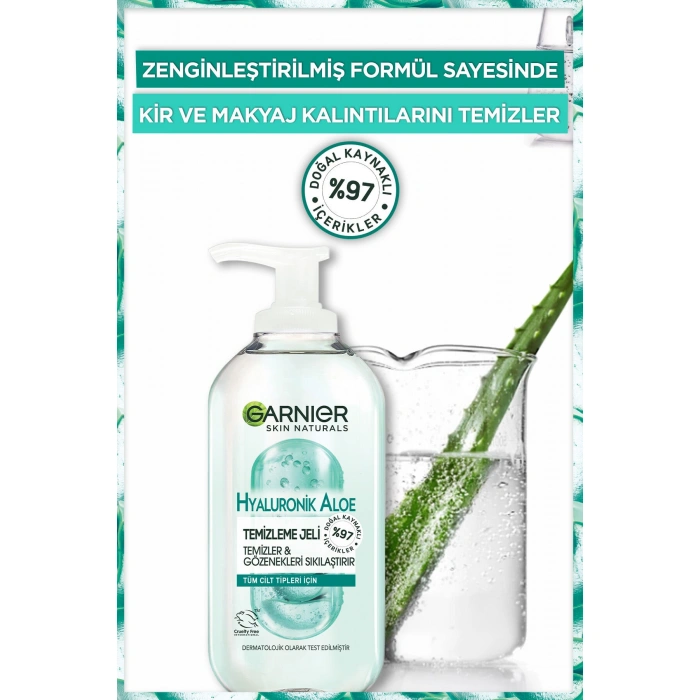 Garnier Hyaluronik Aloe Temizleme Jeli 200 ml