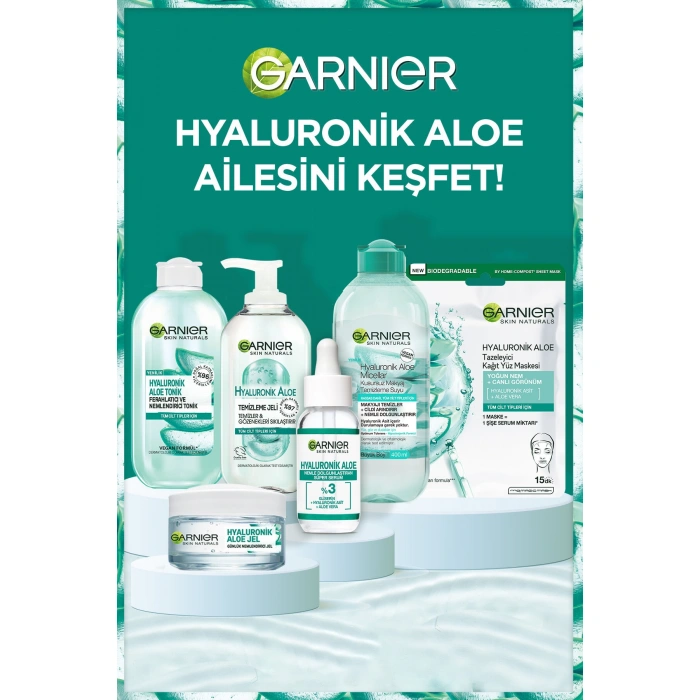 Garnier Hyaluronik Aloe Temizleme Jeli 200 ml