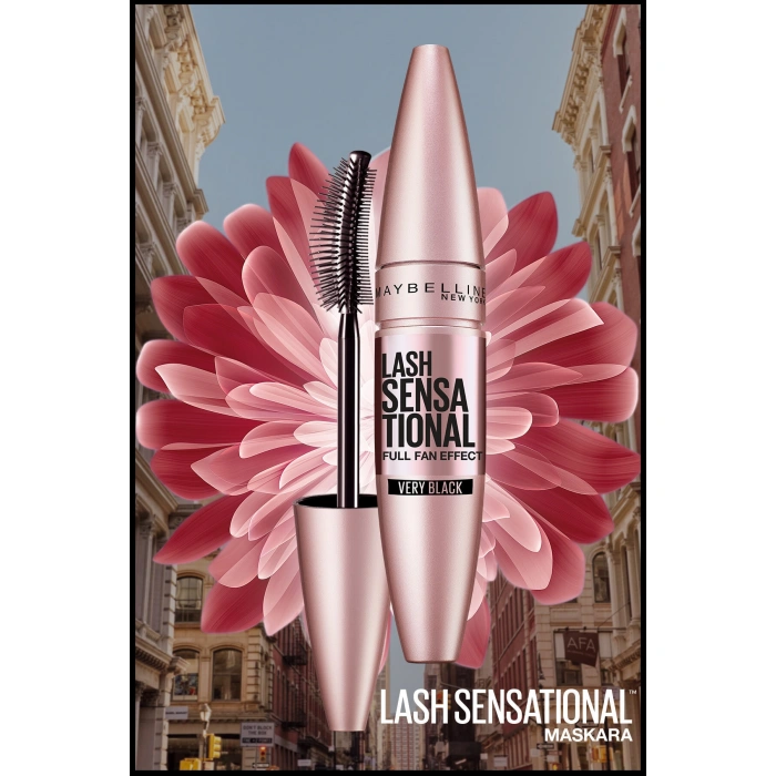 Maybelline New York Lash Sensational Yelpaze Etkili Siyah Maskara