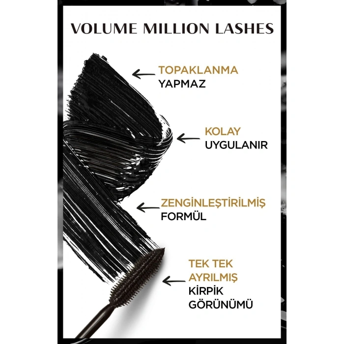 Loreal Paris Volume Million Lashes Carbon Black Maskara - Siyah