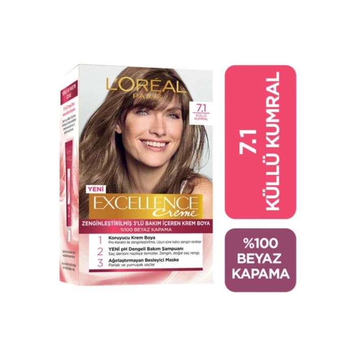Loreal Paris Excellence 7.1 Küllü Kumral Saç Boyası