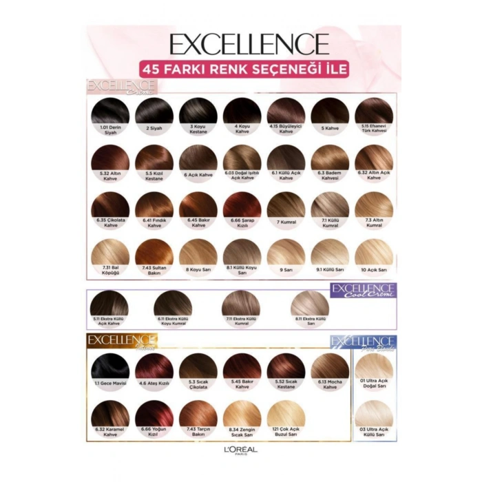 Loreal Paris Kadın 6.11 Ekstra Küllü Koyu Kumral Saç Boyası