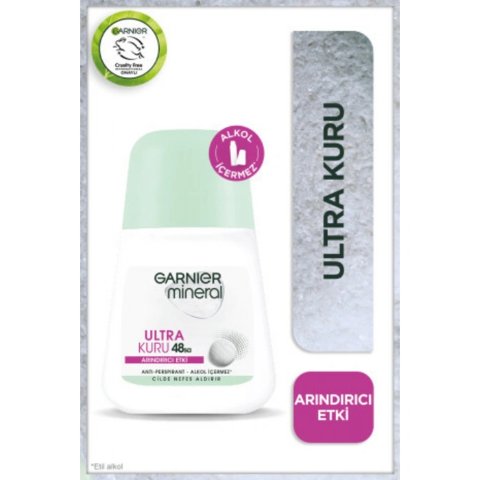 Garnier Mineral Ultra Kuru Kadın Roll-On Deodorant