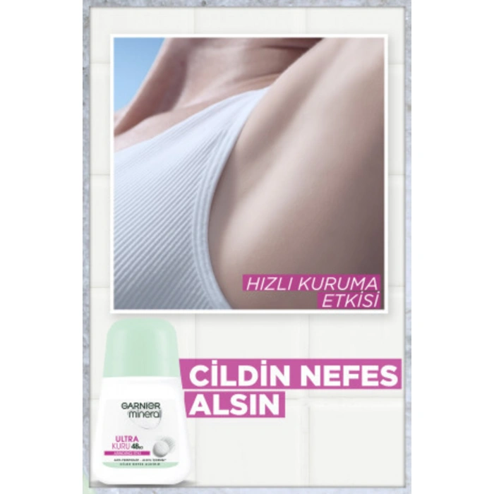 Garnier Mineral Ultra Kuru Kadın Roll-On Deodorant