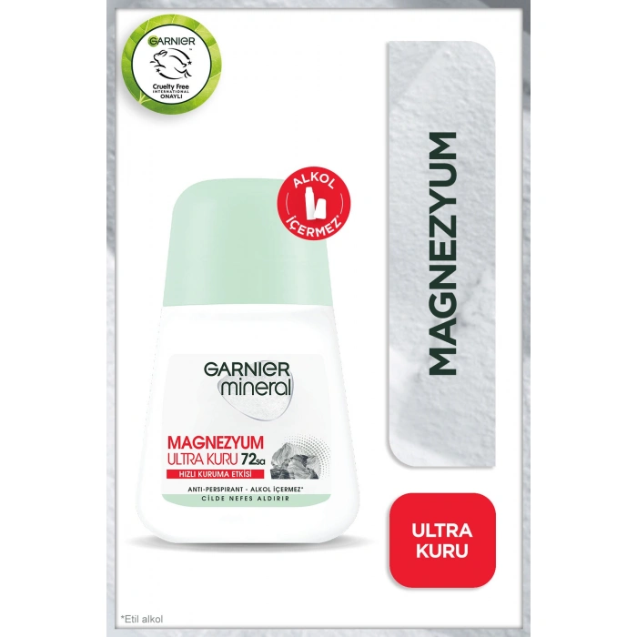 Garnier Mineral Magnezyum Ultra Kuru Roll-on Deodorant