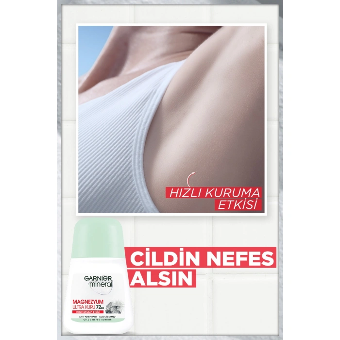 Garnier Mineral Magnezyum Ultra Kuru Roll-on Deodorant