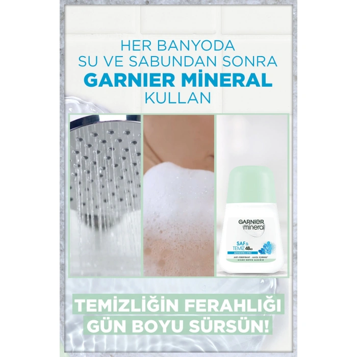Garnier Mineral Saf ve Temiz Kadın Roll-On Deodorant