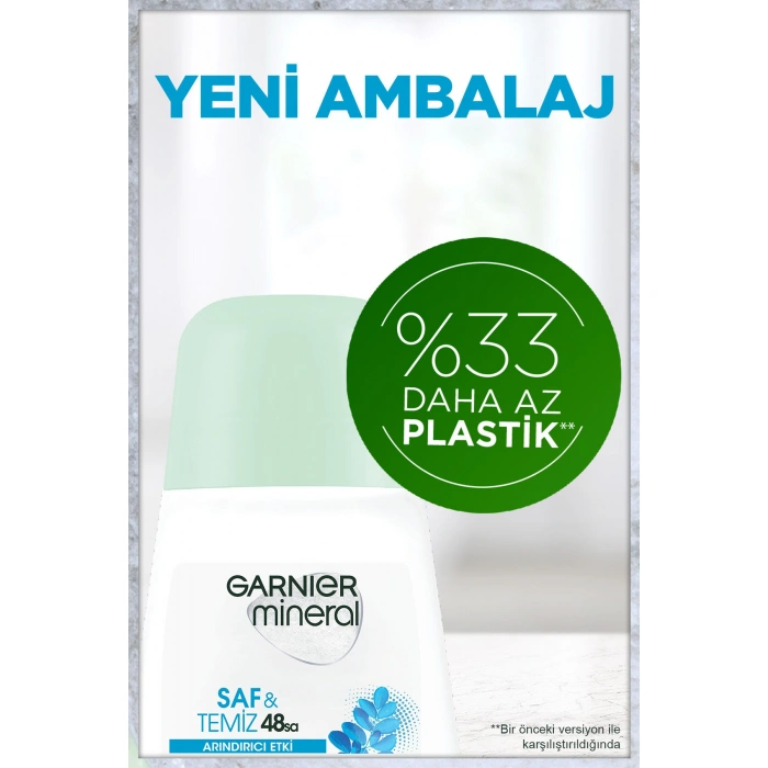 Garnier Mineral Saf ve Temiz Kadın Roll-On Deodorant