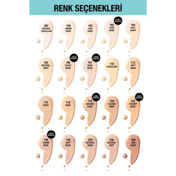 Maybelline New York Fit Me Matte+Poreless Fondöten - 112 Soft Beige