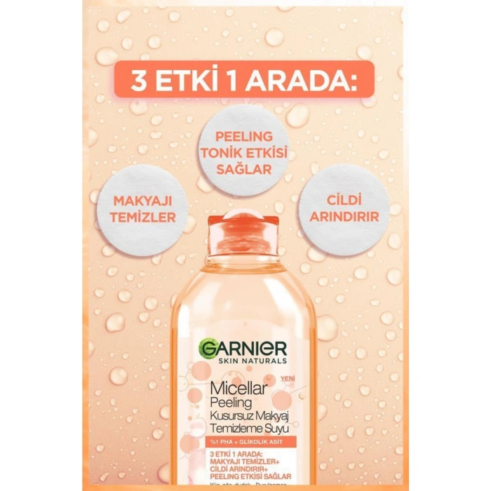 Garnier Micellar Peeling Kusursuz Makyaj Temizleme Suyu 400 ml