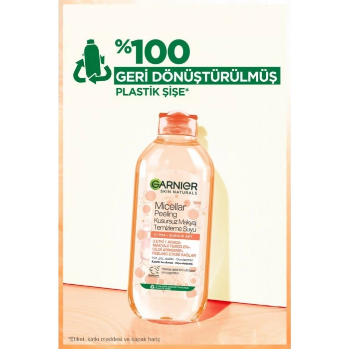 Garnier Micellar Peeling Kusursuz Makyaj Temizleme Suyu 400 ml
