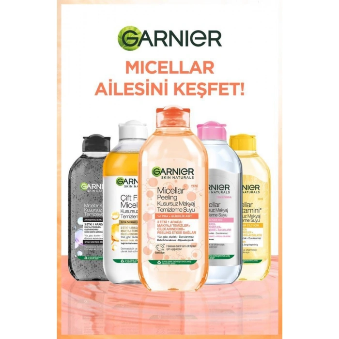 Garnier Micellar Peeling Kusursuz Makyaj Temizleme Suyu 400 ml