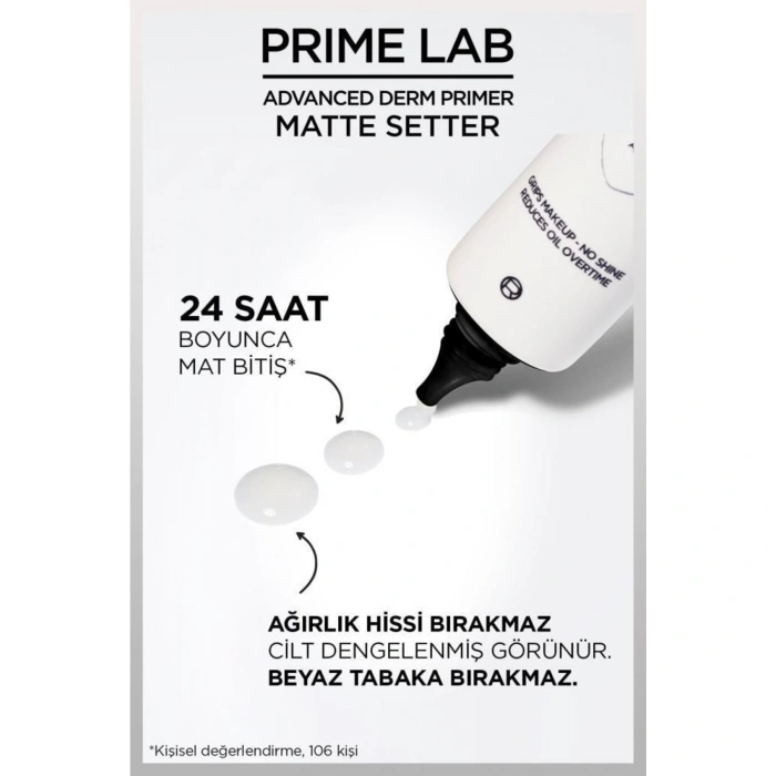 Loreal Paris Prime Lab Matte Setter Matlaştırıcı Makyaj Bazı