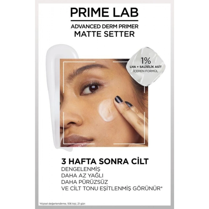 Loreal Paris Prime Lab Matte Setter Matlaştırıcı Makyaj Bazı