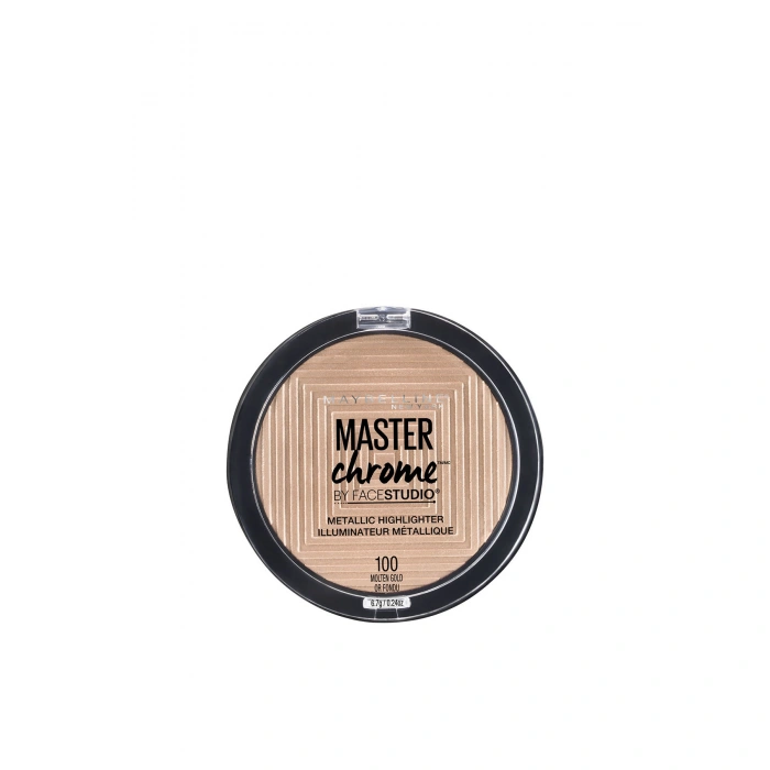 Maybelline New York Metalik Aydınlatıcı - Master Chrome Metallic Highlighter Molten Gold