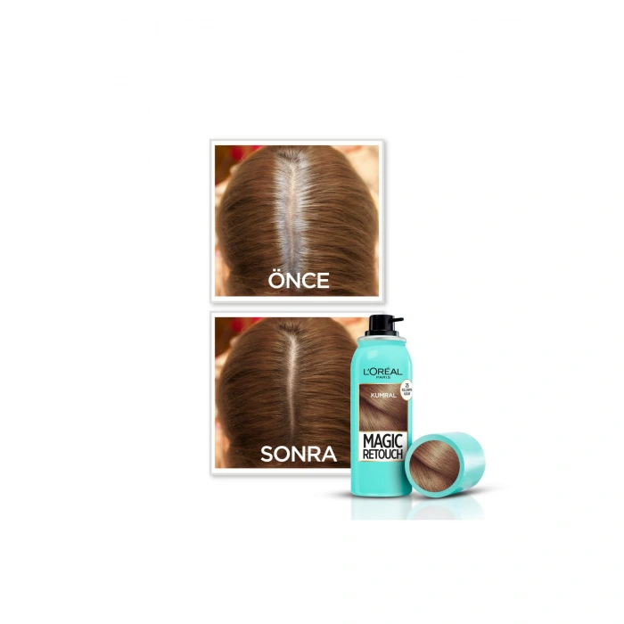 Loreal Paris Magic Retouch Beyaz Dipleri Kapatıcı Sprey - Kumral