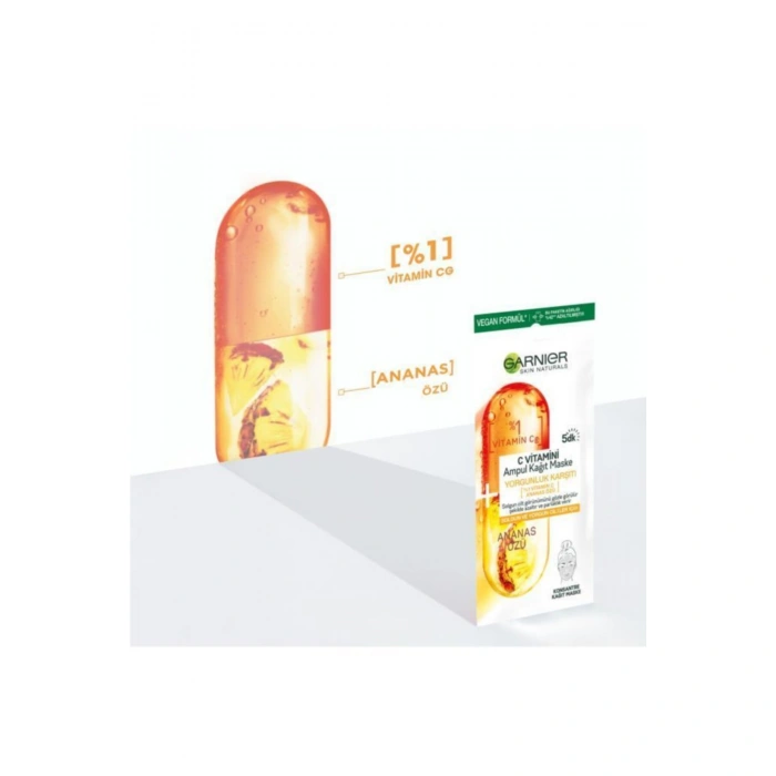 Garnier Ampul Kağıt Yüz Maskeleri 3ü 1 Arada Set 9lu