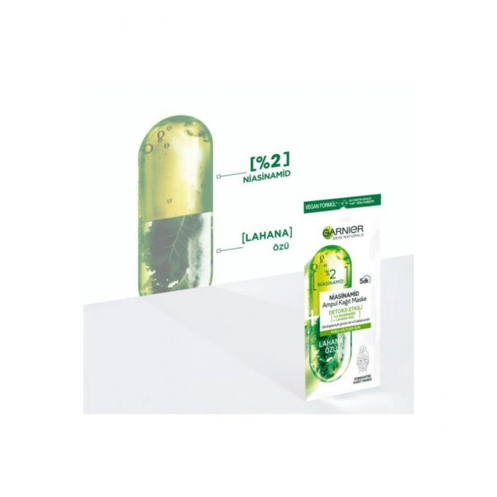 Garnier Ampul Kağıt Yüz Maskeleri 3ü 1 Arada Set 9lu