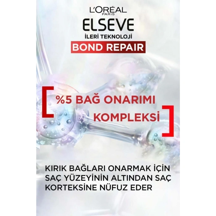 Elseve Bond Repair Bağ Onarıcı Saç Bakım Seti: Güçlendirici Şampuan + Şampuan Öncesi Kurtarıcı Bakım 200 ml